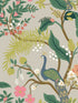 Peacock fabric in linen color - pattern number RI5171 - by Rifle Paper Co in the Rifle Paper Co collection