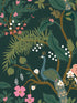 Peacock fabric in emerald color - pattern number RI5168 - by Rifle Paper Co in the Rifle Paper Co collection