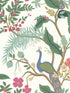 Peacock fabric in periwinkle color - pattern number RI5174 - by Rifle Paper Co in the Rifle Paper Co collection