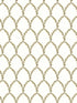Laurel wallpaper in gold and white color - pattern number RI5176 - by Rifle Paper Co in the Rifle Paper Co collection