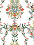 Luxembourg Peel and Stick fabric in white color - pattern number PSW1327RL - by Rifle Paper Co in the Rifle Paper Co Peel and Stick Wallpaper collection