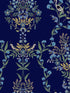 Luxembourg Peel and Stick fabric in blue color - pattern number PSW1328RL - by Rifle Paper Co in the Rifle Paper Co Peel and Stick Wallpaper collection