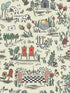 Wonderland Peel and Stick wallpaper in pastel color - pattern number PSW1330RL - by Rifle Paper Co in the Rifle Paper Co Peel and Stick Wallpaper collection