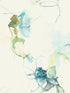 Anemone Watercolor Floral fabric in glacier blue and pear color - pattern number LW50004 - by Seabrook in the Living With Art II collection