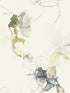 Anemone Watercolor Floral fabric in dark ash and canary color - pattern number LW50007 - by Seabrook in the Living With Art II collection