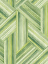Geo Inlay fabric in chartreuse and basil color - pattern number LW50104 - by Seabrook in the Living With Art II collection
