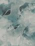 Notch Trowel Abstract fabric in sea green and pearl color - pattern number LW50204 - by Seabrook in the Living With Art II collection
