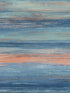 Sunset Stripes fabric in blueberry and vermillion orange color - pattern number LW50406 - by Seabrook in the Living With Art II collection