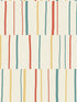 Block Lines wallpaper in vermillion sunflower and teal color - pattern number LW51201 - by Seabrook in the Living With Art II collection