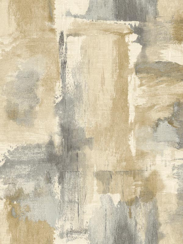 Dry Brush Faux wallpaper in golden dusk color - pattern number LW51307 - by Seabrook in the Living With Art II collection