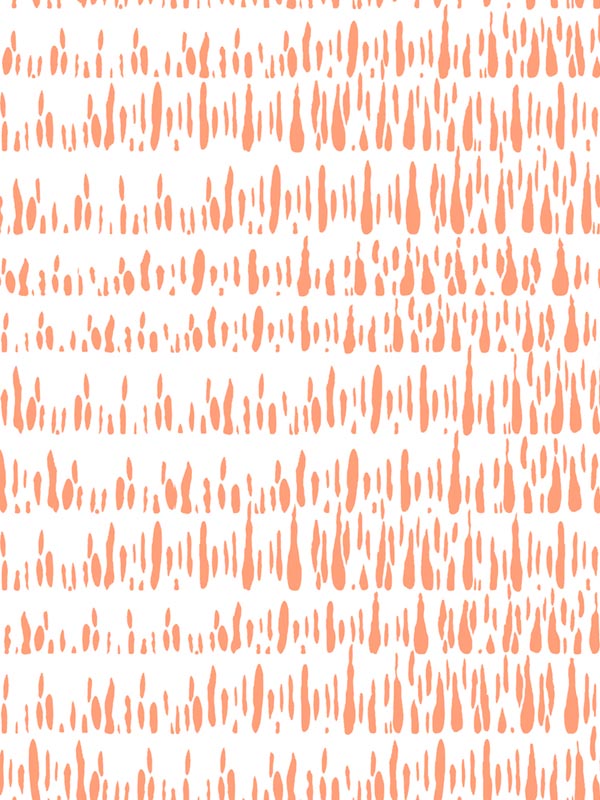 Brush Marks wallpaper in orangesicle color - pattern number LW51806 - by Seabrook in the Living With Art II collection