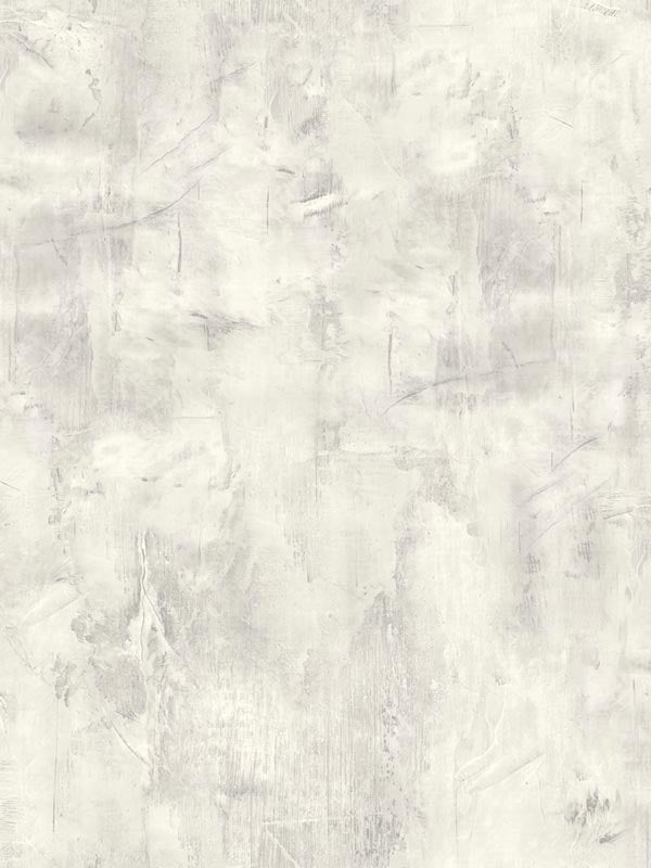 Rustic Stucco Faux wallpaper in metallic silver and snowstorm color - pattern number LW51710 - by Seabrook in the Living With Art II collection