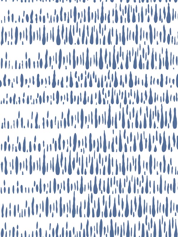 Brush Marks wallpaper in navy and white color - pattern number LW51802 - by Seabrook in the Living With Art II collection