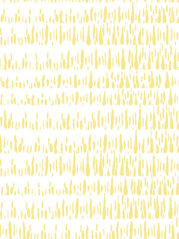 Brush Marks wallpaper in buttercup and white color - pattern number LW51803 - by Seabrook in the Living With Art II collection