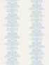 Palm Frond Stripe Stringcloth wallpaper in blue frost and bone white color - pattern number LN10502 - by Seabrook in the Lillian August Luxe Retreat collection