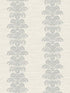 Palm Frond Stripe Stringcloth wallpaper in cove gray and alabaster color - pattern number LN10508 - by Seabrook in the Lillian August Luxe Retreat collection