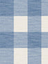 Rugby Gingham wallpaper in coastal blue and ivory color - pattern number LN10802 - by Seabrook in the Lillian August Luxe Retreat collection