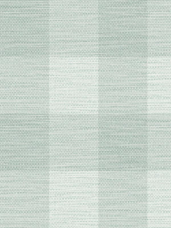 Rugby Gingham wallpaper in sea glass color - pattern number LN10804 - by Seabrook in the Lillian August Luxe Retreat collection