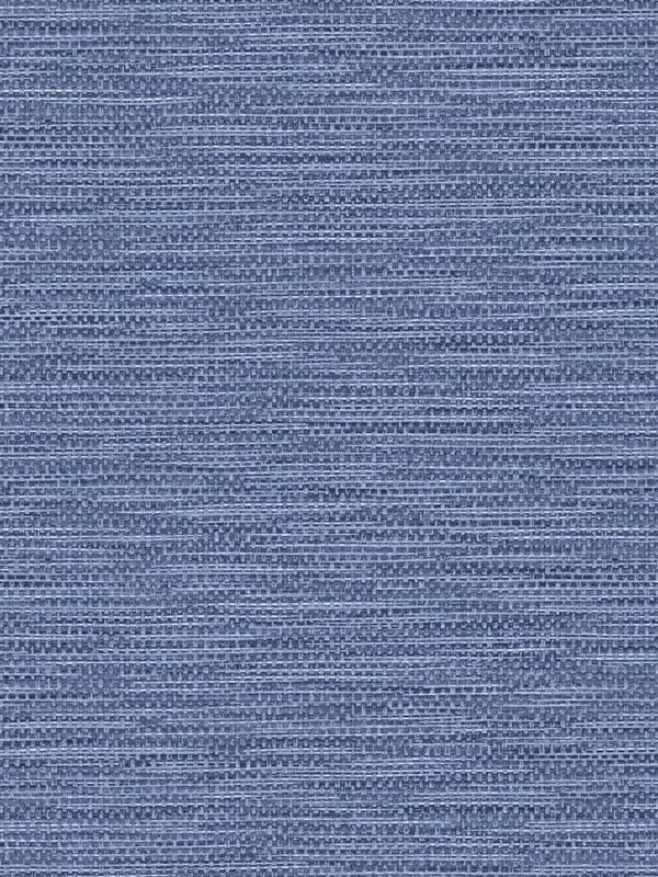 Faux Linen Weave wallpaper in coastal blue color - pattern number LN10902 - by Seabrook in the Lillian August Luxe Retreat collection