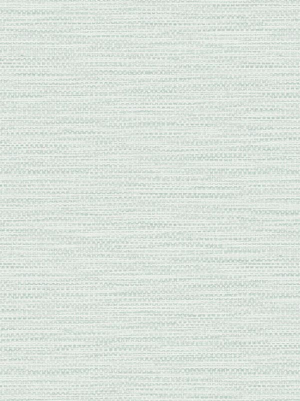 Faux Linen Weave wallpaper in sea glass color - pattern number LN10904 - by Seabrook in the Lillian August Luxe Retreat collection