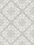 Plumosa Tile wallpaper in cove gray and silver color - pattern number LN11008 - by Seabrook in the Lillian August Luxe Retreat collection