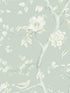 Southport Floral Trail wallpaper in sea glass and ivory color - pattern number LN11104 - by Seabrook in the Lillian August Luxe Retreat collection