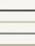 Crew Stripe wallpaper in ivory wrought iron and sand dollar color - pattern number LN11400 - by Seabrook in the Lillian August Luxe Retreat collection