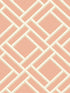 Block Trellis wallpaper in melon and arrowroot color - pattern number LN11501 - by Seabrook in the Lillian August Luxe Retreat collection