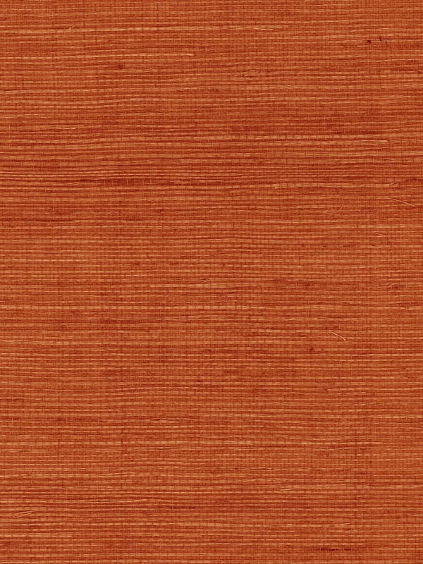 Sisal Grasscloth fabric in blood orange color - pattern number LN11841 - by Seabrook in the Lillian August Luxe Retreat collection