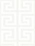 Greek Key fabric in metallic pearl and ivory color - pattern number 2232000 - by Seabrook in the Essential Textures by Etten Gallerie collection