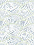 Bennett Dotted Scallop fabric in blue color - pattern number 2903-25800 - by A Street Prints in the Bluebell collection
