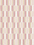Burgen Geometric Linen Look fabric in orange color - pattern number 2903-25807 - by A Street Prints in the Bluebell collection