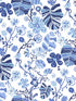 Gwyneth Floral fabric in indigo color - pattern number 2903-25810 - by A Street Prints in the Bluebell collection