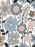 Piper Floral fabric in light blue color - pattern number 2903-25828 - by A Street Prints in the Bluebell collection