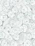 Emery Floral wallpaper in light blue color - pattern number 2903-25836 - by A Street Prints in the Bluebell collection