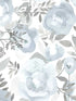 Orla Floral fabric in blue color - pattern number 2903-25841 - by A Street Prints in the Bluebell collection