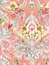 Vera Floral Damask fabric in pink color - pattern number 2903-25861 - by A Street Prints in the Bluebell collection