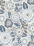 Lucy Floral wallpaper in grey color - pattern number 2903-25864 - by A Street Prints in the Bluebell collection
