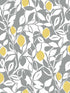 Loretto Citrus wallpaper in grey color - pattern number 2969-26025 - by A Street Prints in the Pacifica collection