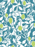 Loretto Citrus wallpaper in teal color - pattern number 2969-26026 - by A Street Prints in the Pacifica collection
