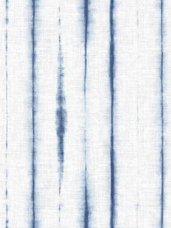 Orleans Shibori Faux Linen wallpaper in blue color - pattern number 2969-26049 - by A Street Prints in the Pacifica collection