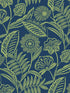 Alma Tropical Floral wallpaper in blue color - pattern number 2969-87527 - by A Street Prints in the Pacifica collection