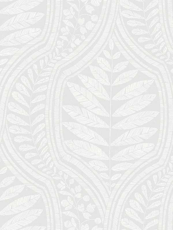 Juno Ogee wallpaper in light grey color - pattern number 2964-25948 - by A Street Prints in the Scott Living collection