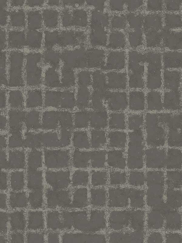 Shea Distressed Geometric wallpaper in charcoal color - pattern number 2964-87349 - by A Street Prints in the Scott Living collection