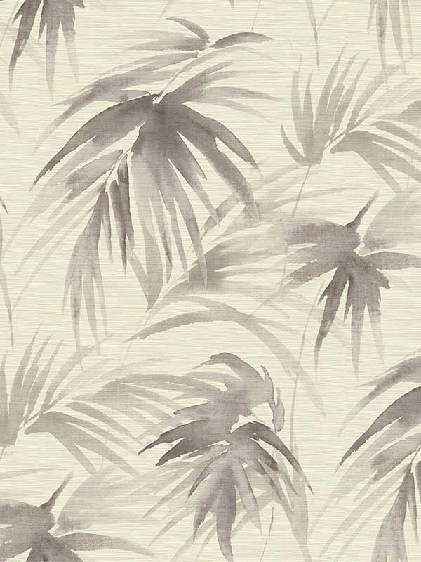 Darlana Grasscloth wallpaper in pewter color - pattern number 2964-87411 - by A Street Prints in the Scott Living collection