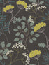 Sorrel Botanicals fabric in black color - pattern number 2975-87544 - by A Street Prints in the Scott Living Second Edition collection