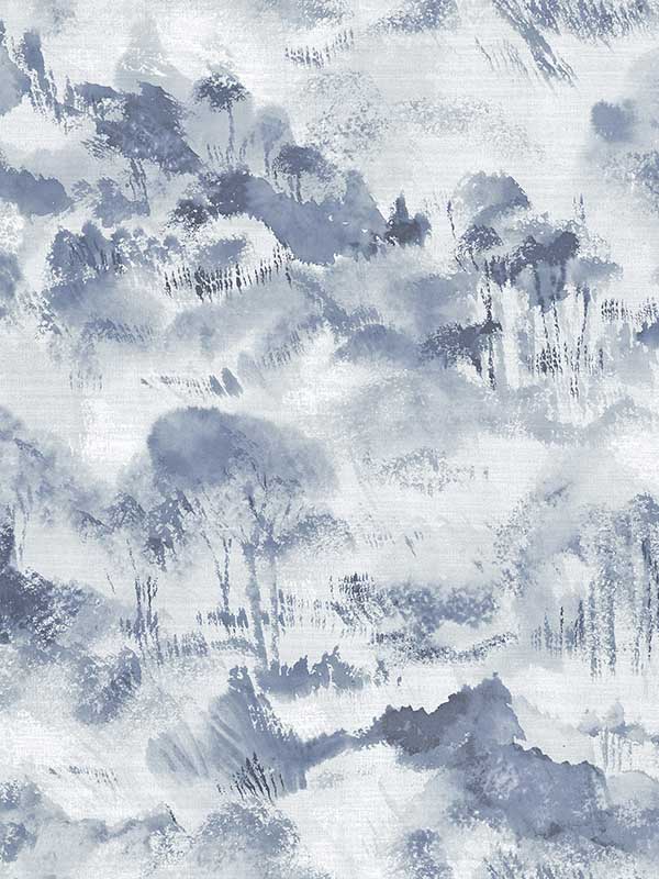 Nara Toile fabric in indigo color - pattern number 2975-87545 - by A Street Prints in the Scott Living Second Edition collection