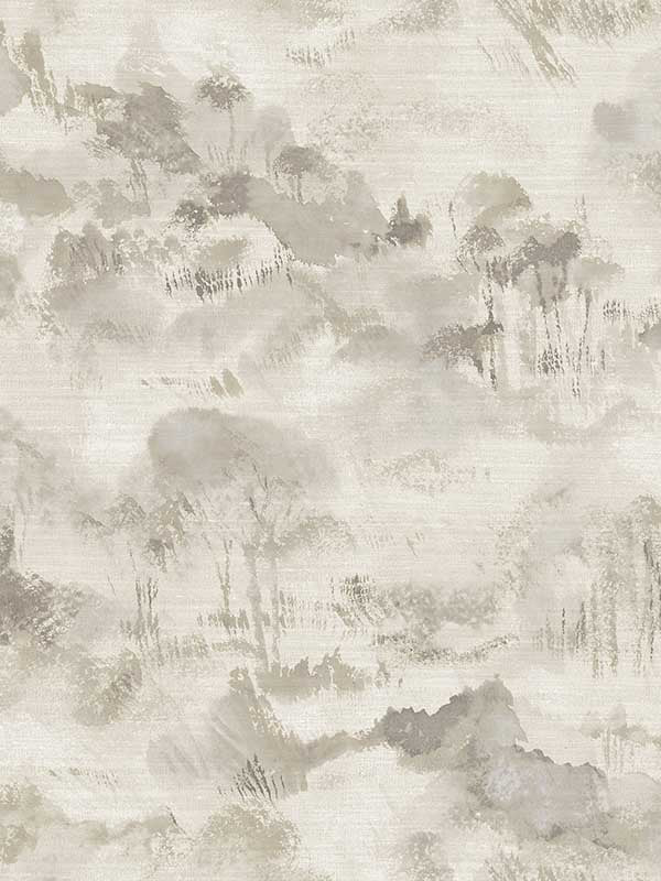 Nara Toile fabric in taupe color - pattern number 2975-87546 - by A Street Prints in the Scott Living Second Edition collection