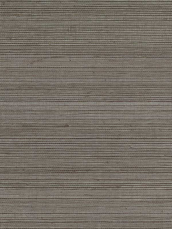 Sisal Grasscloth fabric in charcoal color - pattern number VG4418 - by York in the Grasscloth Resource Library collection