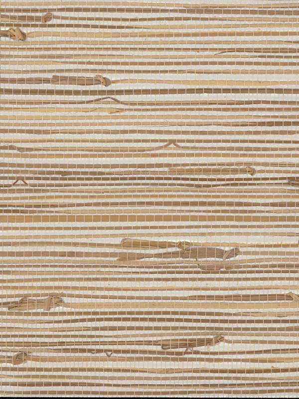 Wide Knotted Grass wallpaper in metallic color - pattern number VG4441 - by York in the Grasscloth Resource Library collection